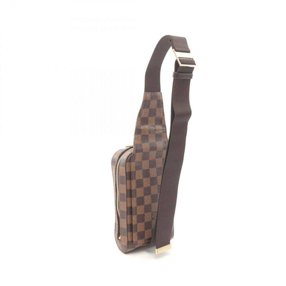 LOUIS VUITTON Authentic Brown Damier Leather Fanny Pack - Picture 2 of 9